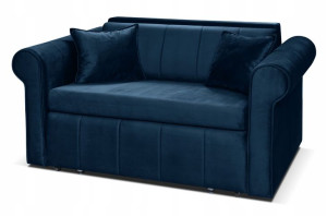 Sofa amerykanka dwuosobowa glamour welur LAVIO