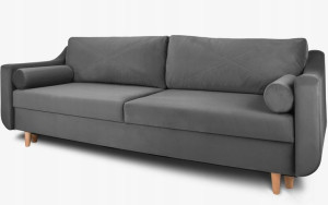 Sofa kanapa funkcja spania skandynawska SATEO