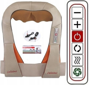 Masażer Szyi Karku Pleców Ciała 3d Shiatsu Grzejąc