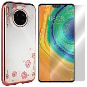 Etui Do Huawei Mate 30 Pokrowiec Diamente + Szkło