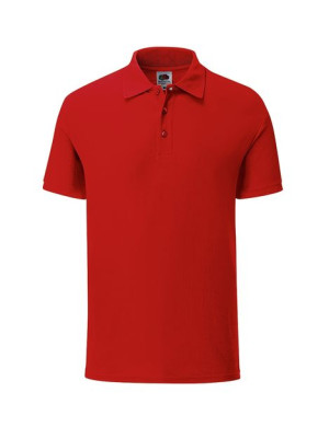 Fruit of the Loom Polo męskie Tailored 65/35 Fit M czerwony