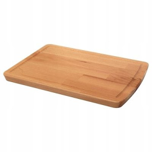 DESKA DO KROJENIA solidna NATURALNY BUK, 38 x27 cm