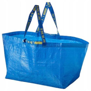 Duża 71 L Mocna Torba 55x37x35 Cm Frakta Ikea