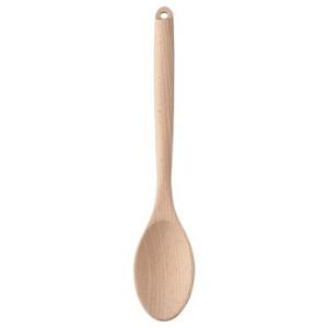 Duża drewniana Łyżka okrągły buk IKEA