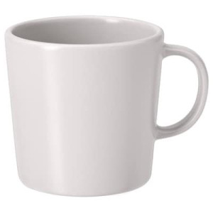 Kubek Beżowy Klasyczny Z Uchem 300 Ml Ikea