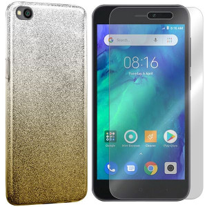 Etui Do Xiaomi Redmi Go Pokrowiec Bling + Szkło 9h