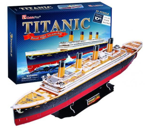 Puzzle 3D Titanic zestaw XL 113el