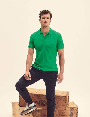 Fruit of the Loom Polo męskie Premium XL burgund (41)