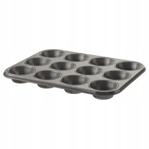 Blacha Do Babeczek Szara 38x27cm Hemmabak Ikea