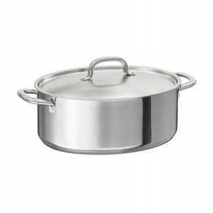 Garnek Do Pieczenia Z Pokrywką Stal 7 L Ikea 365+