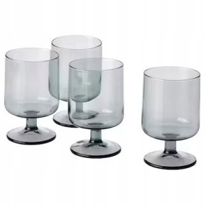 Kielich / Puchar Szkło Szary 4 Szt, 320 Ml Ombonad