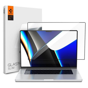 Szkło Hartowane Spigen Glass Fc do Macbook Pro 14 2021 Black