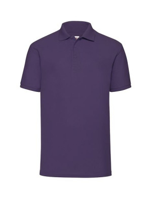 Fruit of the Loom Polo męskie Piqué 65/35 3XL purpurowy (PE)