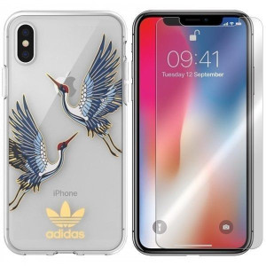 Etui Do Iphone Xs Adidas Clear Case Obudowa +szkło