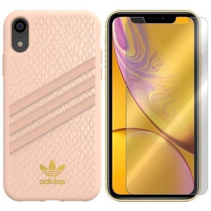 Etui Do Iphone Xr Pokrowiec Case Adidas + Szkło 9h