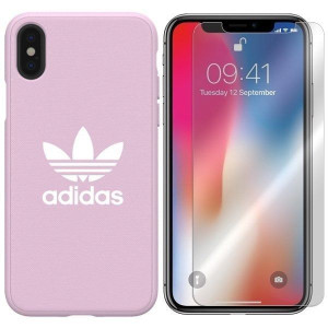 Etui Do Iphone X Pokrowiec Case Adidas + Szkło 9h
