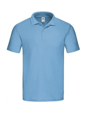 Fruit of the Loom Polo Męskie Original L błękitny (YT)