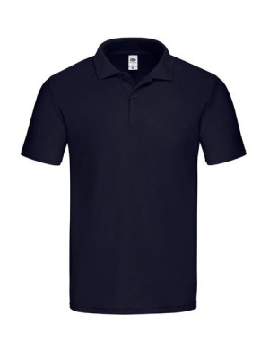 Fruit of the Loom Polo Męskie Original L ciemny granat (AZ)