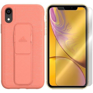 Etui Do Iphone Xr Pokrowiec Obudowa Adidas + Szkło