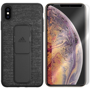 Etui Do Iphone Xs Max Pokrowiec Adidas + Szkło 9h