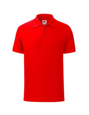 Fruit of the Loom Polo męskie Iconic L czerwony (40)