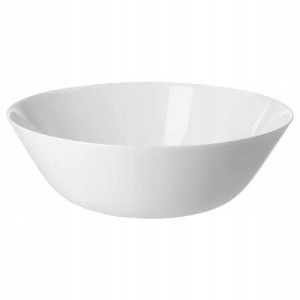 MISKA BIAŁA OKRĄGŁA 23 cm szkło hartowane IKEA