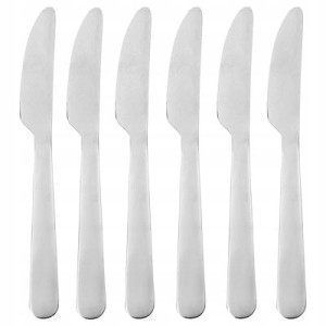 NÓŻ deserowy, stal/nierdz zestaw 6 szt IKEA