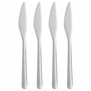 NÓŻ ELEGANCKI , STAL/NIERDZ zestaw 4 szt IKEA
