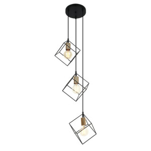 Lampa Wisząca Morestel Mdm-4244/3 Bk+bro Italux