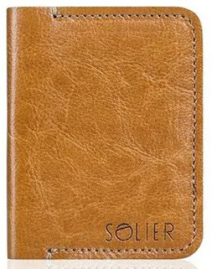 Portfel Etui Męski Skórzany Pudełko SLIM SOLIER  SW11