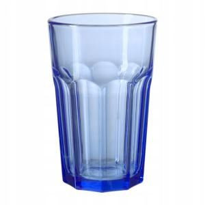 SZKLANKI 4 szt, grube szkło NIEBIESKIE 350ml IKEA