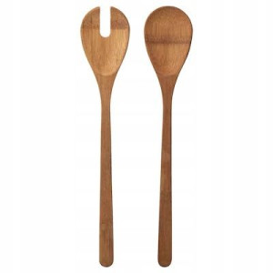 Sztućce Sałatkowe, 2 Szt Bambusowe 31 Cm Ikea