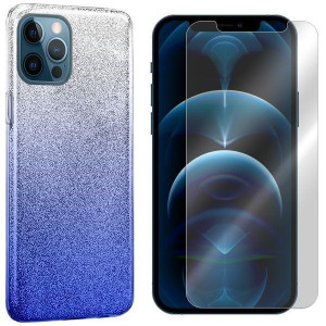 Etui Do Iphone 12 Pro Max Obudowa Bling + Szkło 9h