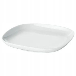 Talerzyk Mały Porcelana Biały 18x18 Cm Vardera