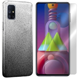 Etui Do Samsung Galaxy M51 Sm-m515 Bling +szkło 9h