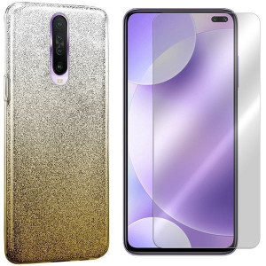 Etui Do Xiaomi Redmi K30 Pokrowiec Bling +szkło 9h