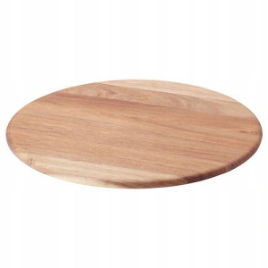 Taca Obrotowa Piękne Naturalne Drewno Akacji 47 Cm