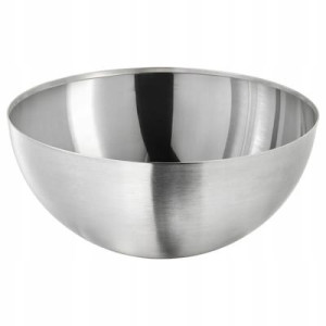 Ładna Miska Metalowa Stal Nierdzewna 28 Cm Ikea