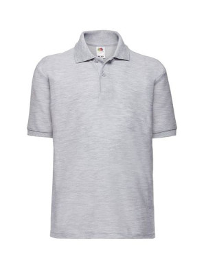 Fruit of the Loom Polo dziecięce 152 cm (12-13 lat) szary melanż