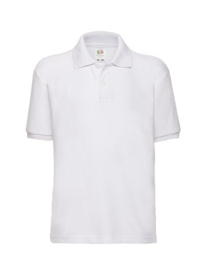 Fruit of the Loom Polo dziecięce 164 cm (14-15 lat) biały