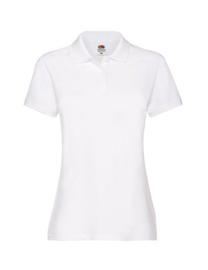 Fruit of the Loom Polo damskie Premium Lady-Fit L biały (30)