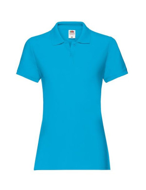 Fruit of the Loom Polo damskie Premium Lady-Fit XS lazurowy (ZU)