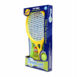 ZESTAW DO GRY badminton Duże RAKIETKI PALETKI