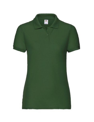 Fruit of the Loom Polo damskie Lady-Fit 65/35 XS butelkowa zieleń (38)