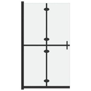 Składana ścianka prysznicowa, mrożone szkło ESG, 70x190 cm