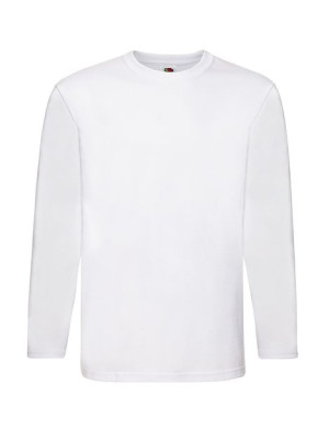 Fruit of the Loom Koszulka męska z długim rękawem Super Premium M biały