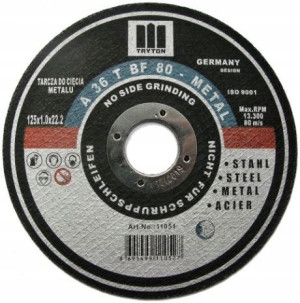 Tarcza Do Cięcia Metalu Tarcze Piła Stali 125 Mm