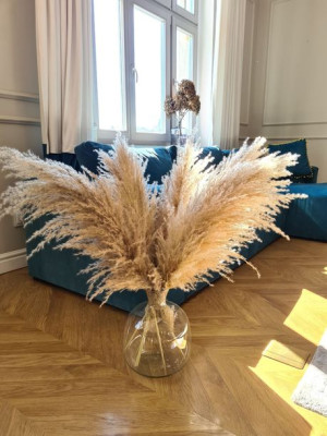 ZESTAW 3szt. 90cm, trawy pampasowe TOP puszyste
