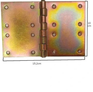 Zawias Budowlany 100x150 Ocynk Skrzyniowy Pl