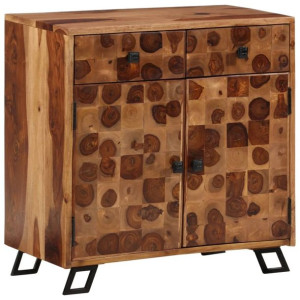 Kredens z litego drewna sheesham, 65 x 35 x 65 cm
